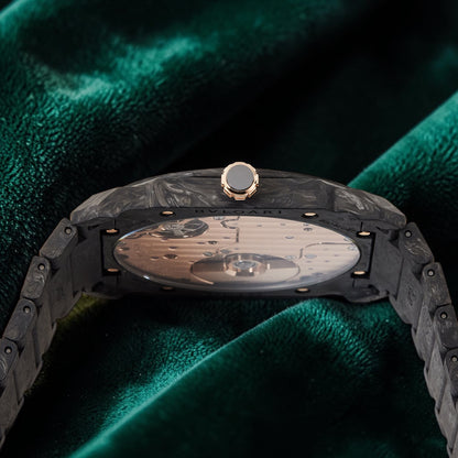 Bvlgari Octo Finissimo | Ref 103779 | A Rare Gold Carbon Ultra-thin Wristwatch