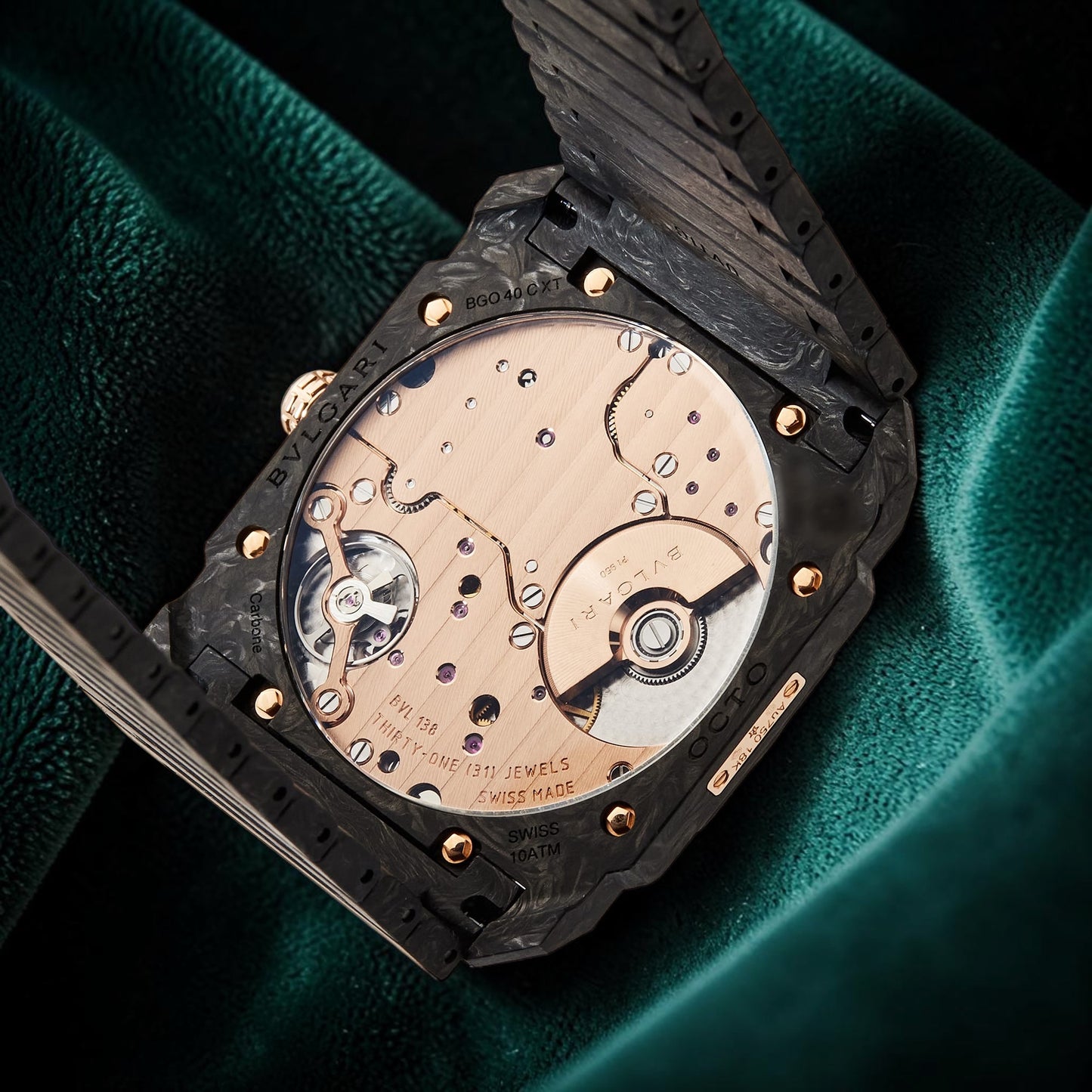Bvlgari Octo Finissimo | Ref 103779 | A Rare Gold Carbon Ultra-thin Wristwatch