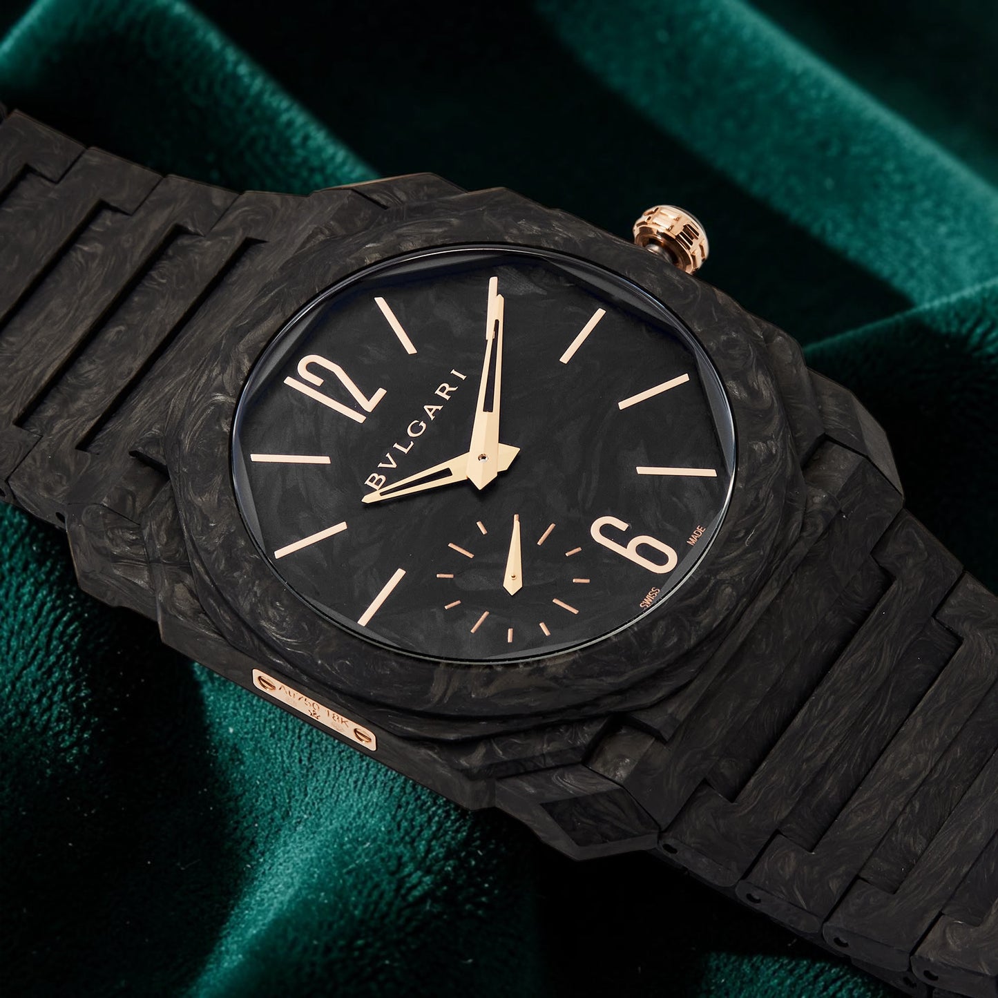 Bvlgari Octo Finissimo | Ref 103779 | A Rare Gold Carbon Ultra-thin Wristwatch