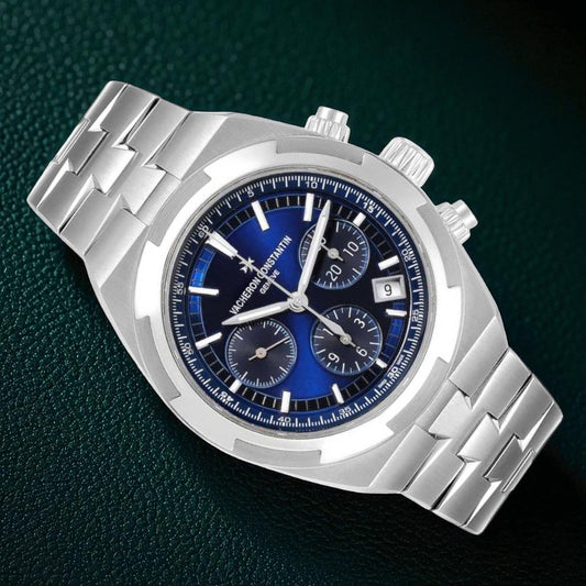 Vacheron Constantin Overseas Chronograph VC Overseas 5500V Blue Dial Chronograph Automatic