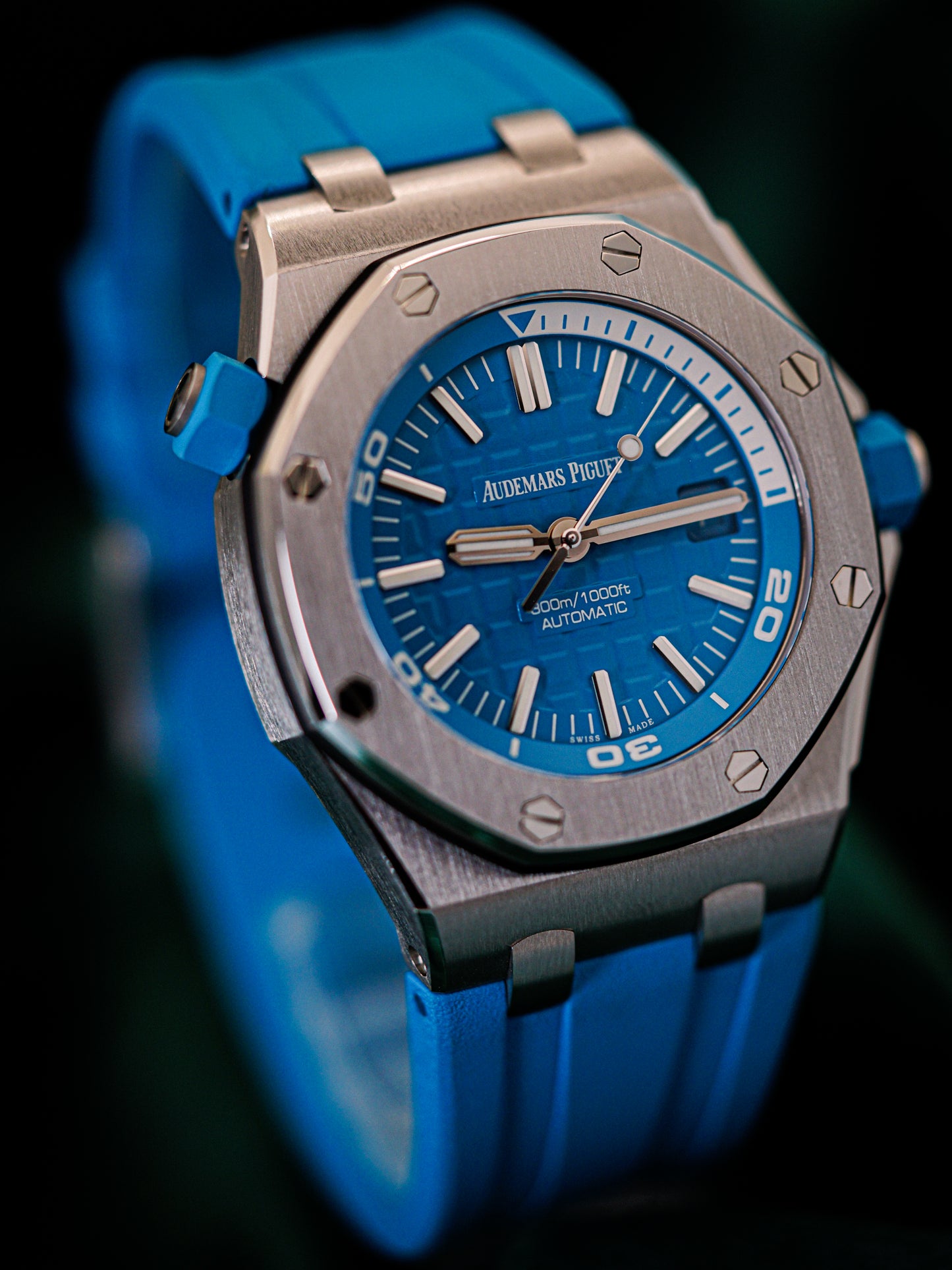 Audemars Piguet 'John Mayer New Light' Royal Oak Offshore Diver 42mm - Turquoise Blue Dial 'Tiffany Blue'