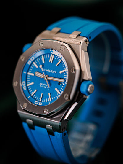 Audemars Piguet 'John Mayer New Light' Royal Oak Offshore Diver 42mm - Turquoise Blue Dial 'Tiffany Blue'