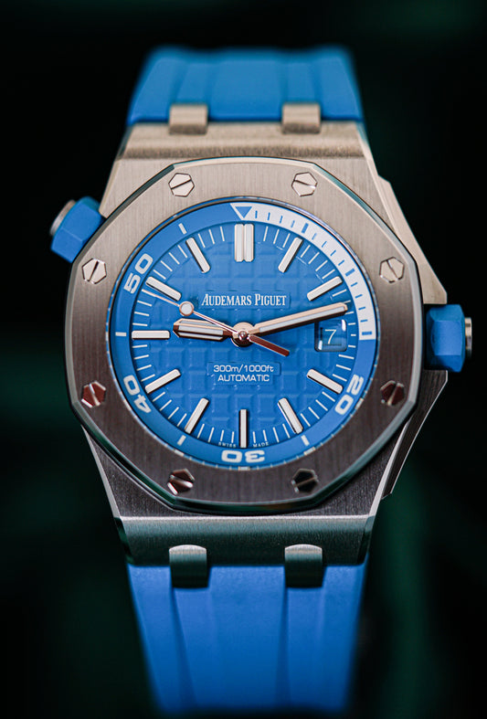 Audemars Piguet 'John Mayer New Light' Royal Oak Offshore Diver 42mm - Turquoise Blue Dial 'Tiffany Blue'