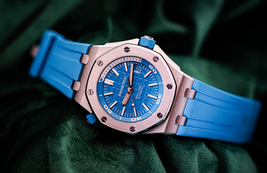 Audemars Piguet 'John Mayer New Light' Royal Oak Offshore Diver 42mm - Turquoise Blue Dial 'Tiffany Blue', ref 15710ST.OO.A032CA.01