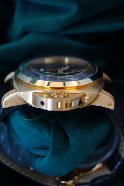 Panerai Luminor 1950 8 Days Rattrapante|ref PAM00319| a Limited Edition Pink Gold Split Second Chronograph Wristwatch With Eight Day Power Reserve