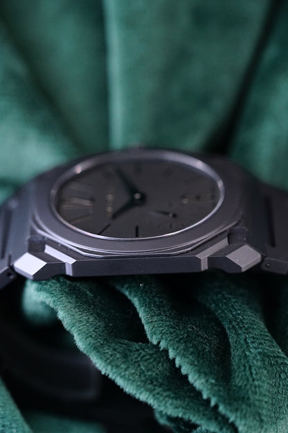 Bulgari Octo Finissimo | Ref 103077 | Black Sandblasted Ceramic Automatic Watch