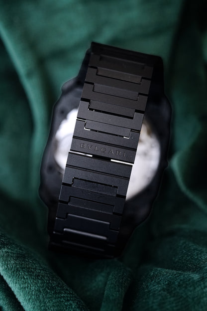 Bulgari Octo Finissimo | Ref 103077 | Black Sandblasted Ceramic Automatic Watch