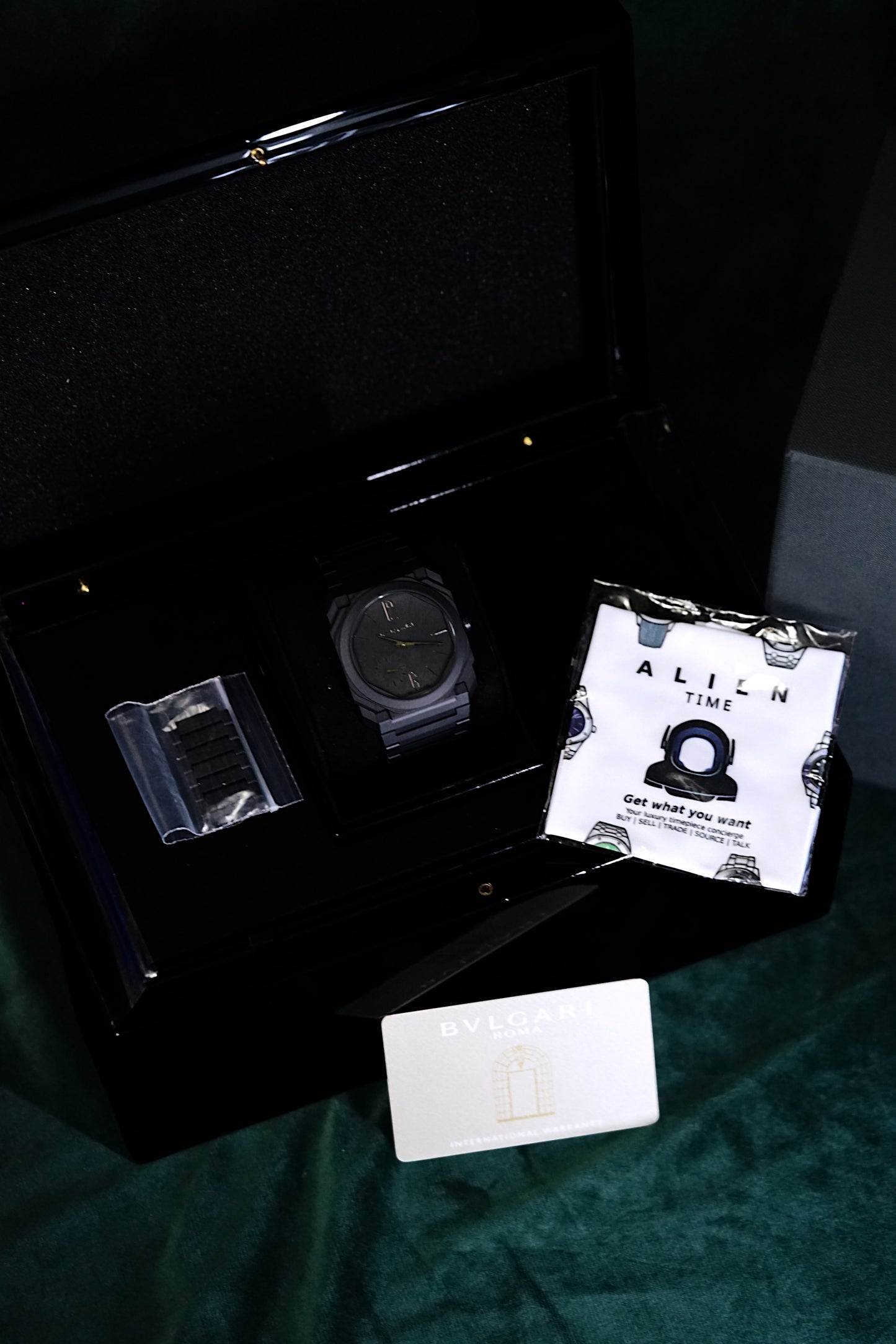 Bulgari Octo Finissimo | Ref 103077 | Black Sandblasted Ceramic Automatic Watch