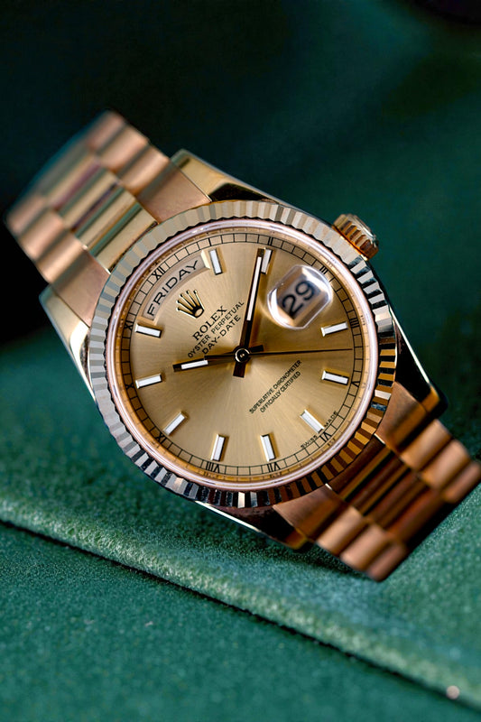 Rolex Day-date 36mm | reference 118238  | a Solid Yellow Gold Automatic Wristwatch With Day, Date and Bracelet
