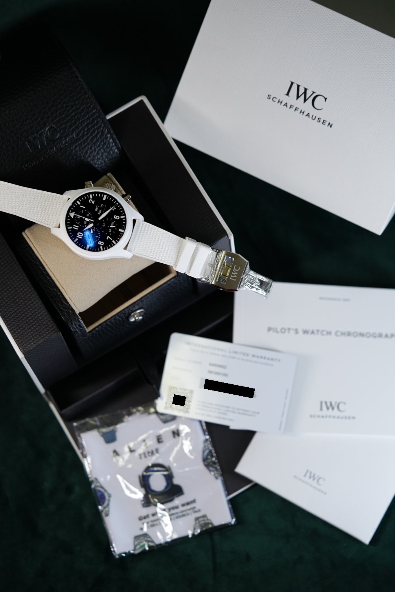 IWC Top Gun Chronograph "Lake Tahoe" | Ref IW389105 | White Ceramic Black Dial