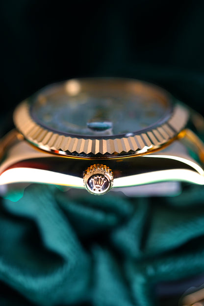 Rolex Sky-dweller 42mm | Reference 326938  | a Yellow Gold Automatic Annual Calendar Dual Time Zone Wristwatch