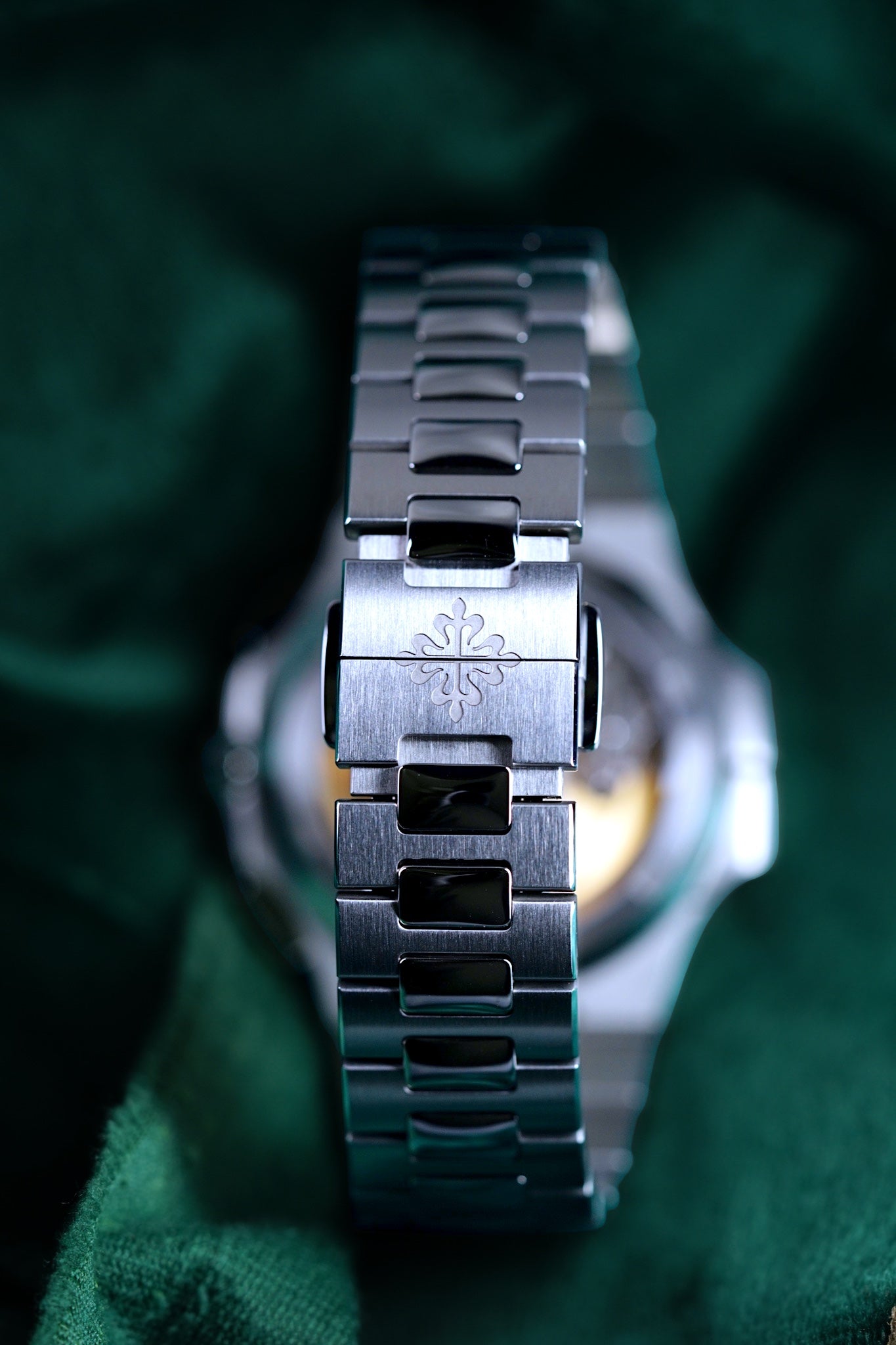 Patek Philippe Nautilus | Ref 5990/1a-011 | A Blue Dial Steel Travel Time Chronograph Complication Wristwatch