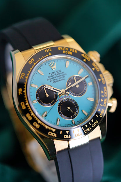 Rolex Cosmograph Daytona | Reference 126515ln | 'Alcaraz' Tiffany Turquoise Blue Dial 40mm Rose Gold Automatic Chronograph Wristwatch