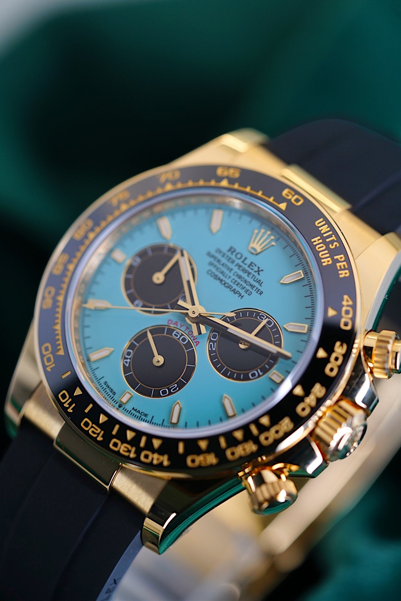 Rolex Cosmograph Daytona | Reference 126515ln | 'Alcaraz' Tiffany Turquoise Blue Dial 40mm Rose Gold Automatic Chronograph Wristwatch