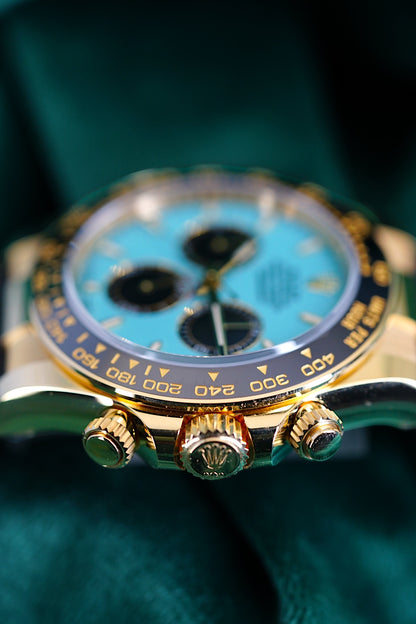 Rolex Cosmograph Daytona | Reference 126515ln | 'Alcaraz' Tiffany Turquoise Blue Dial 40mm Rose Gold Automatic Chronograph Wristwatch