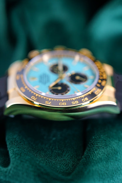 Rolex Cosmograph Daytona | Reference 126515ln | 'Alcaraz' Tiffany Turquoise Blue Dial 40mm Rose Gold Automatic Chronograph Wristwatch