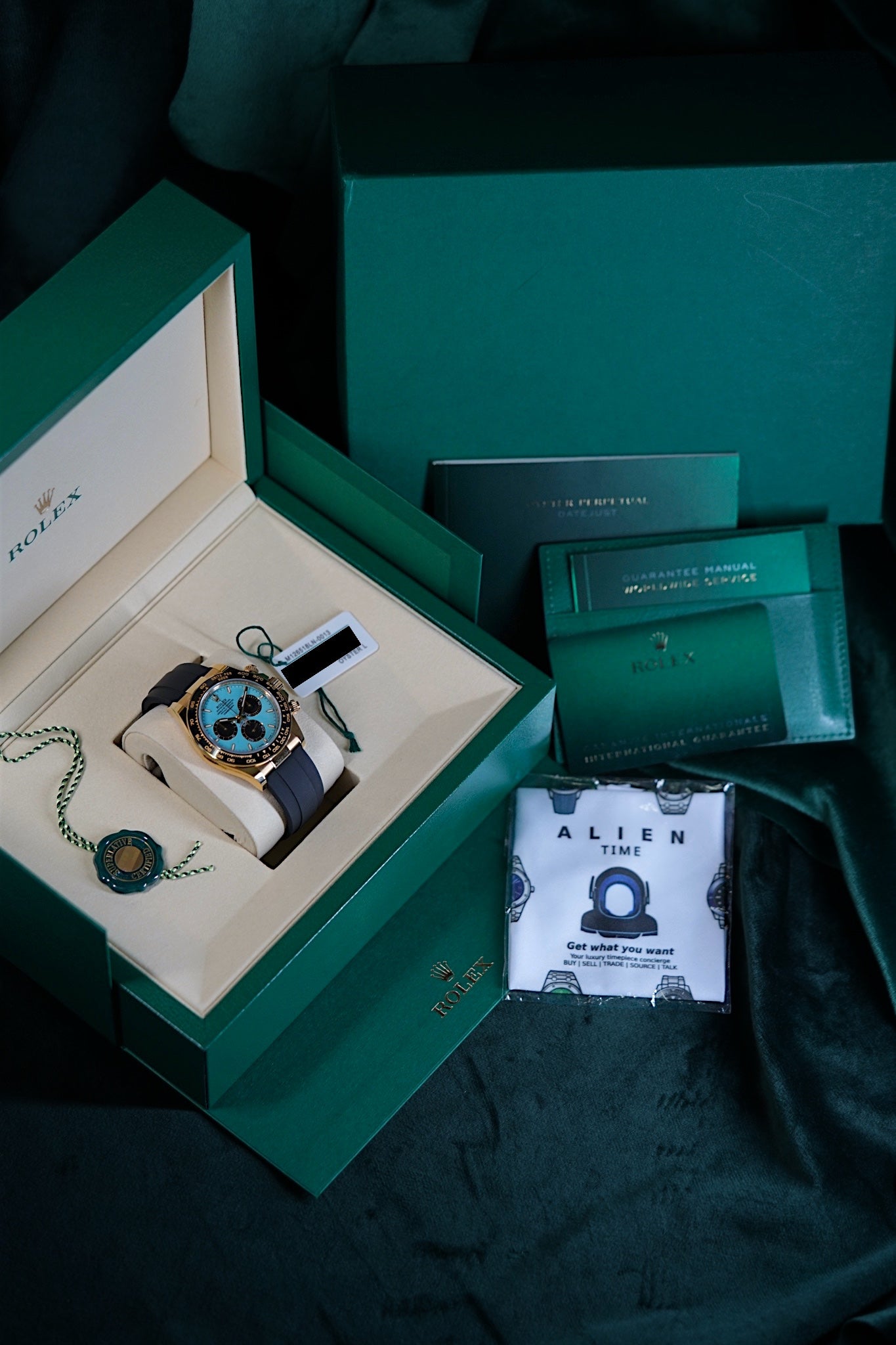 Rolex Cosmograph Daytona | Reference 126515ln | 'Alcaraz' Tiffany Turquoise Blue Dial 40mm Rose Gold Automatic Chronograph Wristwatch
