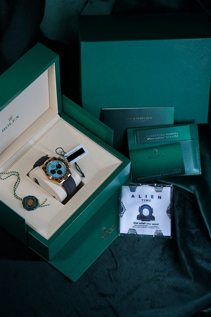Rolex Cosmograph Daytona | Reference 126515ln | 'Alcaraz' Tiffany Turquoise Blue Dial 40mm Rose Gold Automatic Chronograph Wristwatch