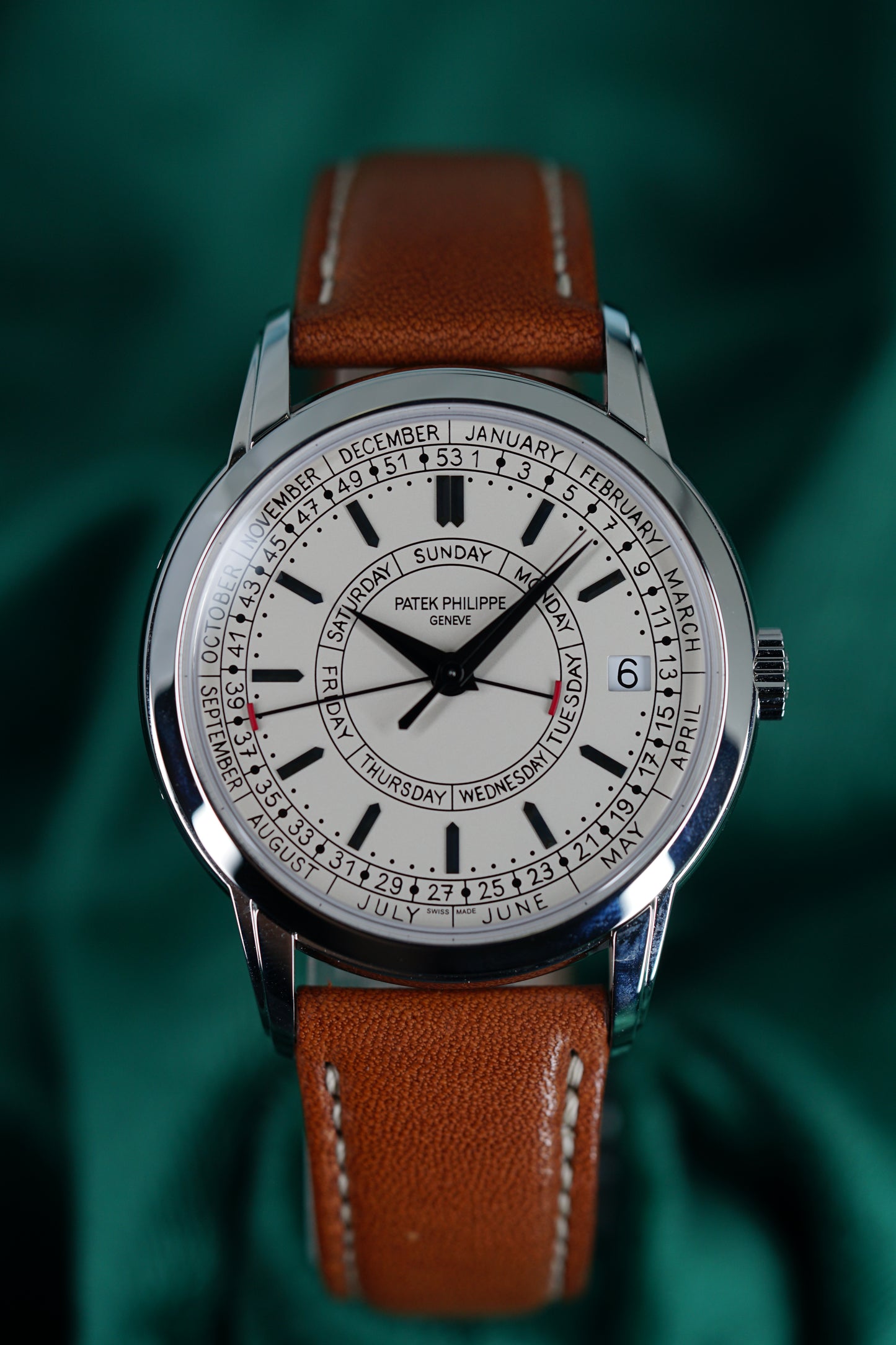 Patek Philippe Calatrava Weekly Calendar | Reference 5212a-001 | a Masterpiece Handwritten Stainless Steel Annual Calendar Wristwatch With Weekly Calendar