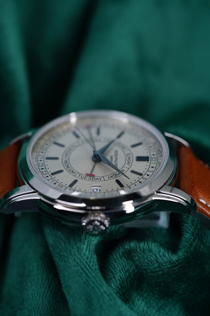 Patek Philippe Calatrava Weekly Calendar | Reference 5212a-001 | a Masterpiece Handwritten Stainless Steel Annual Calendar Wristwatch With Weekly Calendar