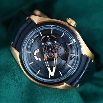 Ulysse Nardin Freak X Rose Gold | Ref 2305-270/02 | A 18k Rose Gold 43mm Openworked Wrist Watch