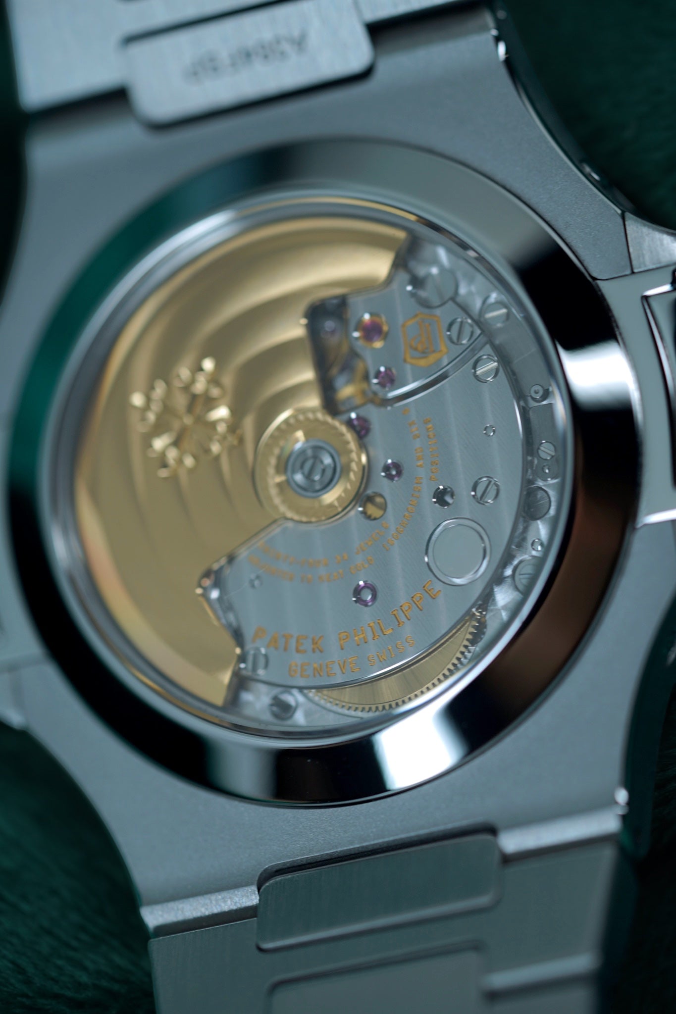 Patek Philippe Nautilus | Reference 5726/1a | A Blue Dial Stainless Steel Annual Calendar Moonphase Wristwatch