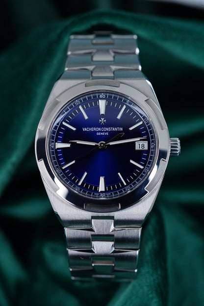 Vacheron Constantin Overseas, Reference 4500v | the Ultimate 4500v Blue Vc Overseas Holy Trinity Sports Timepiece | a Stainless Steel Wristwatch With Date
