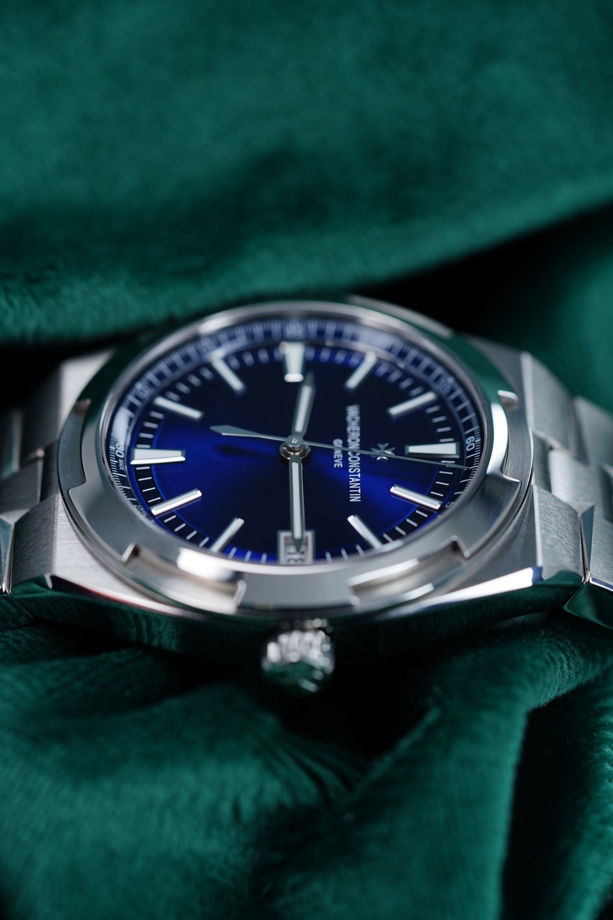 Vacheron Constantin Overseas, Reference 4500v | the Ultimate 4500v Blue Vc Overseas Holy Trinity Sports Timepiece | a Stainless Steel Wristwatch With Date