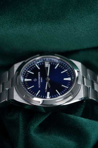 Vacheron Constantin Overseas, Reference 4500v | the Ultimate 4500v Blue Vc Overseas Holy Trinity Sports Timepiece | a Stainless Steel Wristwatch With Date