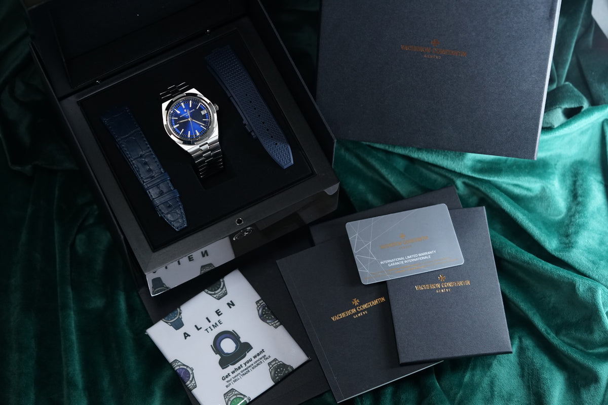 Vacheron Constantin Overseas, Reference 4500v | the Ultimate 4500v Blue Vc Overseas Holy Trinity Sports Timepiece | a Stainless Steel Wristwatch With Date