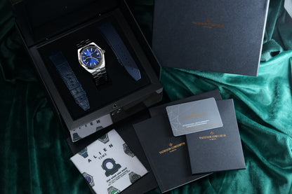 Vacheron Constantin Overseas, Reference 4500v | the Ultimate 4500v Blue Vc Overseas Holy Trinity Sports Timepiece | a Stainless Steel Wristwatch With Date