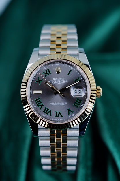 Rolex Datejust | Ref 126333 | A Distinctive Gray Wimbledon dial on a Jubilee Bracelet wristwatch