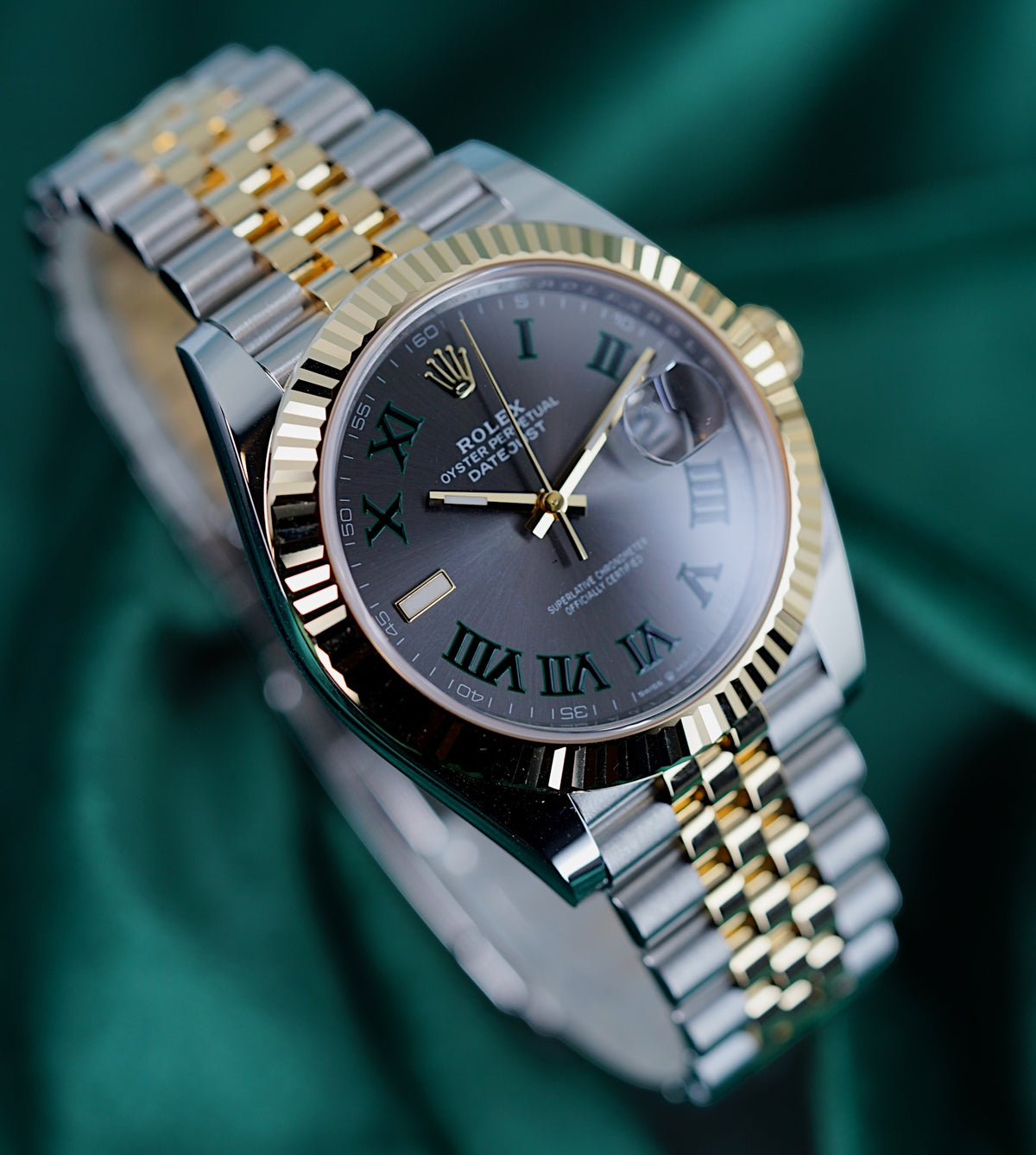 Rolex Datejust | Ref 126333 | A Distinctive Gray Wimbledon dial on a Jubilee Bracelet wristwatch