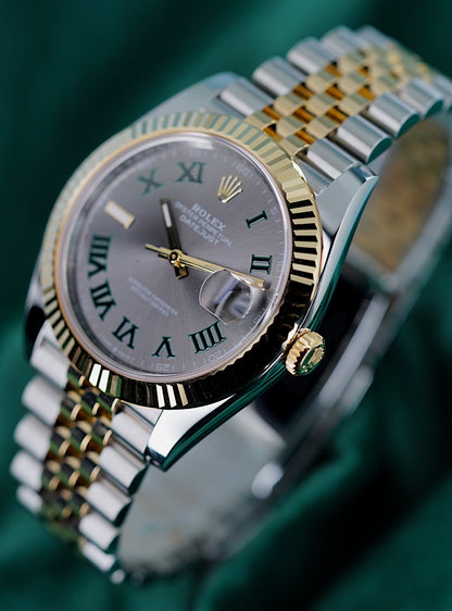 Rolex Datejust | Ref 126333 | A Distinctive Gray Wimbledon dial on a Jubilee Bracelet wristwatch