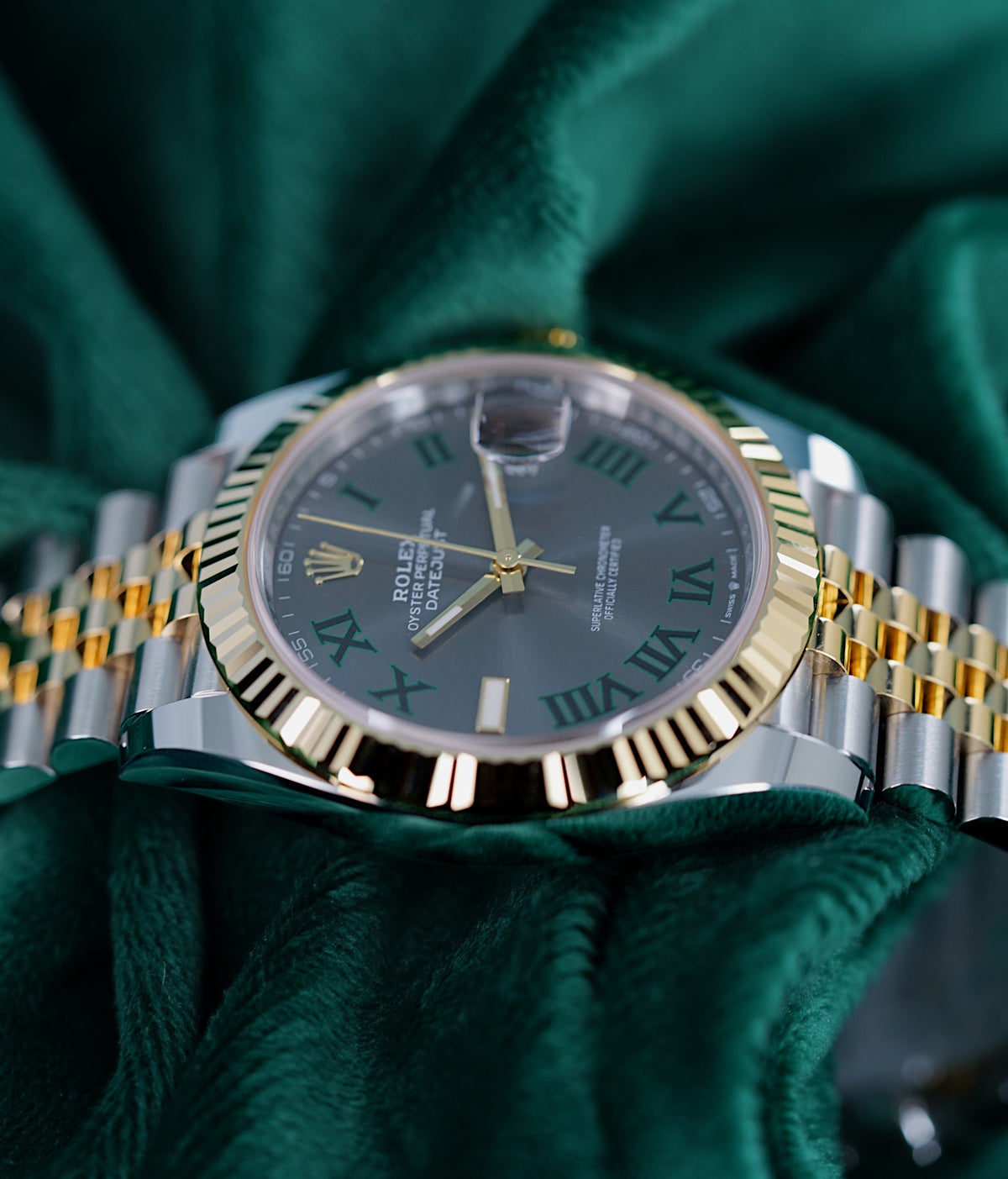 Rolex Datejust | Ref 126333 | A Distinctive Gray Wimbledon dial on a Jubilee Bracelet wristwatch