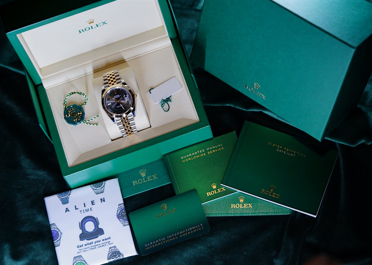 Rolex Datejust | Ref 126333 | A Distinctive Gray Wimbledon dial on a Jubilee Bracelet wristwatch