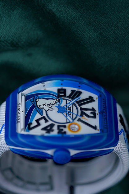 Franck Muller Vanguard | Ref V 41 SC DT BEACH GF VR VE BC | A Unique Limited Edition Beach Blue Timepiece