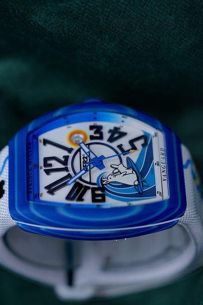 Franck Muller Vanguard | Ref V 41 SC DT BEACH GF VR VE BC | A Unique Limited Edition Beach Blue Timepiece