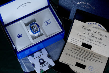 Franck Muller Vanguard | Ref V 41 SC DT BEACH GF VR VE BC | A Unique Limited Edition Beach Blue Timepiece