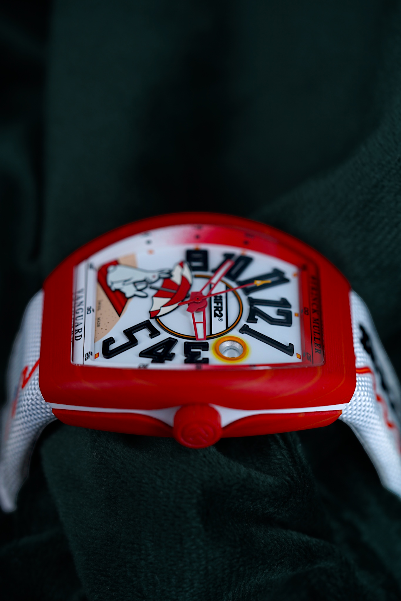 Franck Muller Vanguard | Ref V 41 SC DT BEACH GF VR VE BC | A Unique Limited Edition Beach Red Timepiece