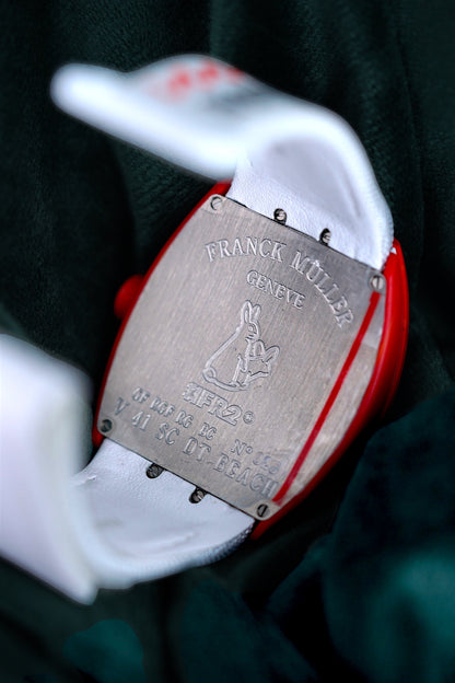Franck Muller Vanguard | Ref V 41 SC DT BEACH GF VR VE BC | A Unique Limited Edition Beach Red Timepiece