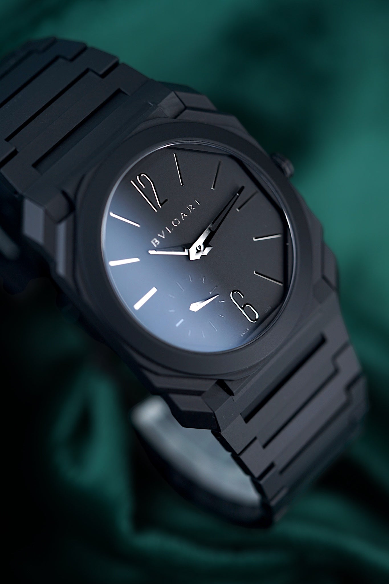 Bulgari Octo Finissimo | Ref 103077 | Black Sandblasted Ceramic Automatic Watch