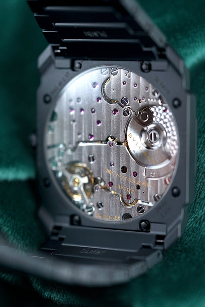 Bulgari Octo Finissimo | Ref 103077 | Black Sandblasted Ceramic Automatic Watch