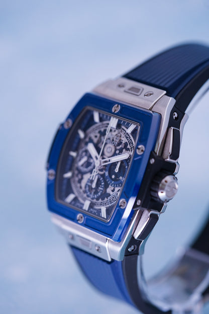 Hublot Big Bang Unico Blue Ceramic 642.NL.7170.RX Blue Ceramic Chronograph