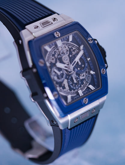 Hublot Big Bang Unico Blue Ceramic 642.NL.7170.RX Blue Ceramic Chronograph