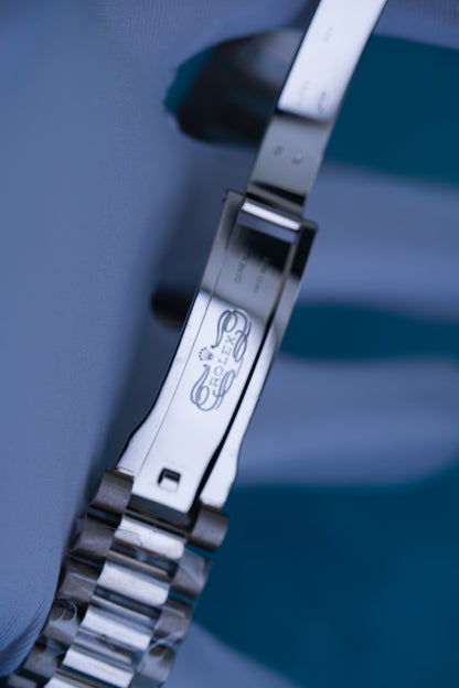 Rolex Day-date, Reference 228239  | a White Gold Olive Green Dial Automatic Wristwatch With Day, Date, and Bracelet in Complete Set