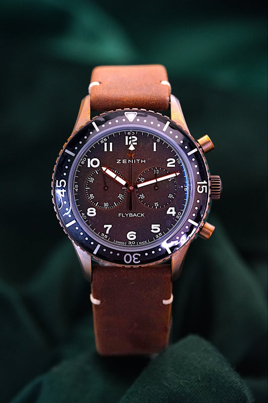 Zenith Pilot Cronometro Tipo Cp-2 Flyback NEW ProPilot Bronze CP-2 El Primero SPORT Chronomaster Defy 29.2240.405/18.C801