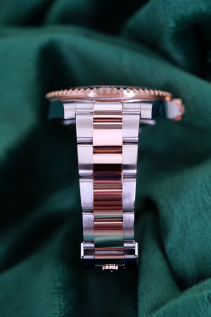 Rolex GMT-Master II Root Beer (Reference 126711CHNR) | a 40mm rose gold stainless steel automatic wristwatch with date and dual time| Full Set Two-Tone Everose Gold
