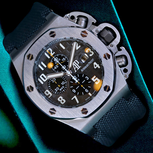 Audemars Piguet Royal Oak Offshore Chronograph T3 MOST 'Badass' Royal Oak Ever. 250 COLLECTOR's Gem LIMITED EDITION, TITANIUM CHRONOGRAPH WRISTWATCH WITH DATE