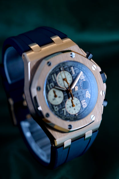 Audemars Piguet Royal Oak Offshore | Ref: 26470OR.OO.A125CR.01 | A 42mm Rose Gold Automatic Wristwatch With Date and Chronograph